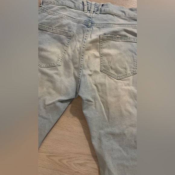 Zara Man. Aged vintage looking Jeans with Zips. - Picture 3 of 10